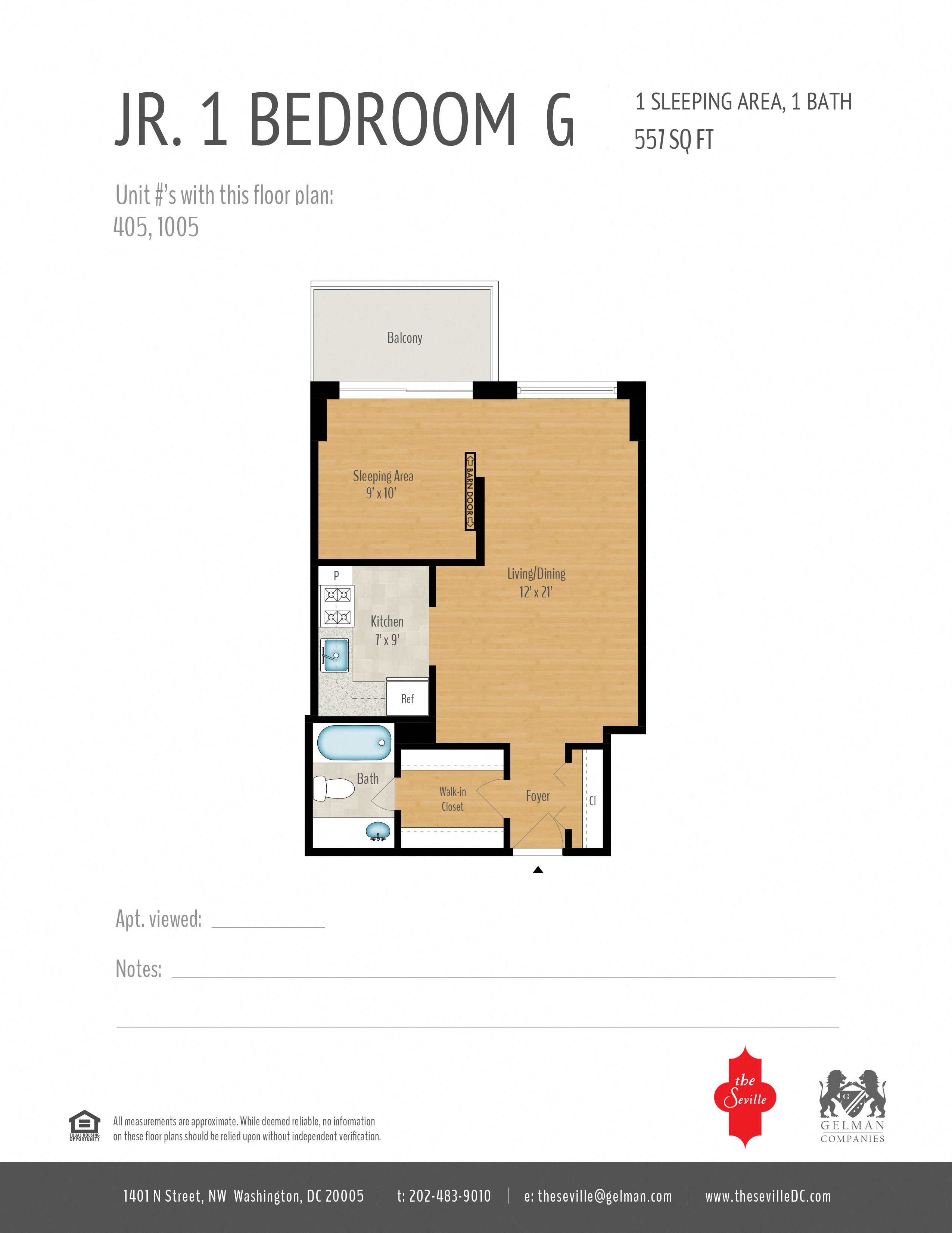 Junior 1-Bedroom Image
